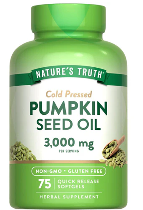 Pumpkin Seed Oil 3000mg - 75 softgels Pumpkin Seed Oil 3000mg - 75 softgels